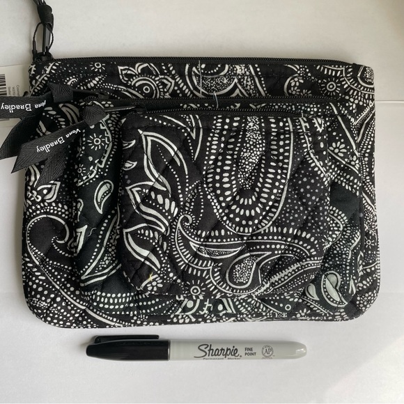 Set of 3 Vera Bradley Cosmetic Bags Stellar Paisley, NWT - Picture 5 of 5
